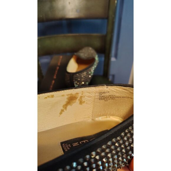 Steven by Steve Madden Silver Studded Women's Loafers Size 9 - Picture 4 of 11
